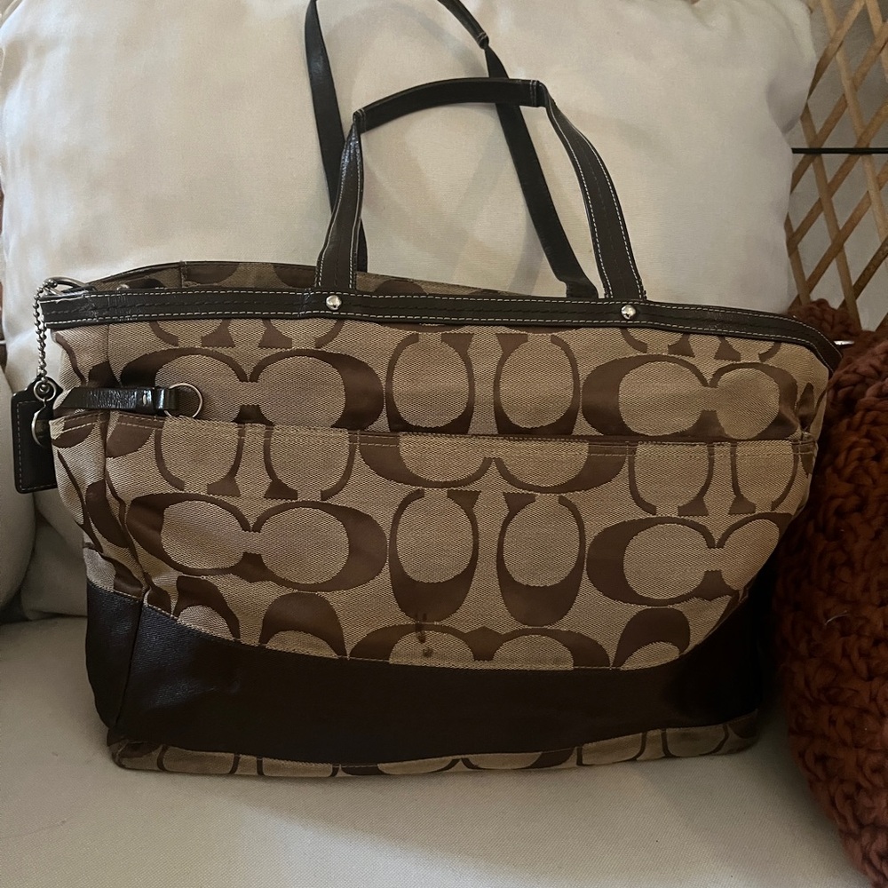 Coach Canvas Multipurpose Tote Bag